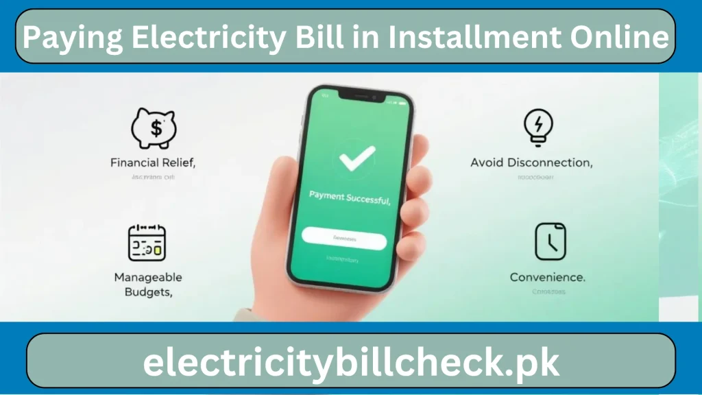 Electricity Bill in Installment Online image