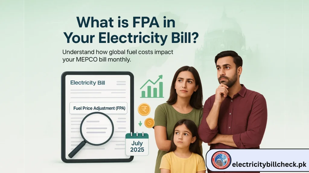 FPA in Electricity Bill 2 Fuel Price Adjustment image
