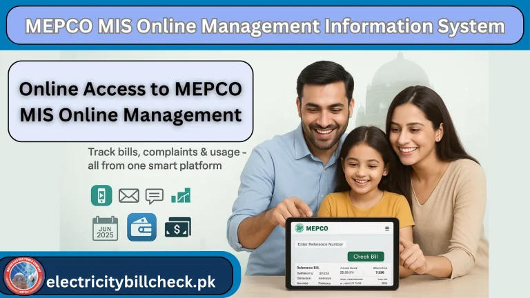 MEPCO MIS Online Management image