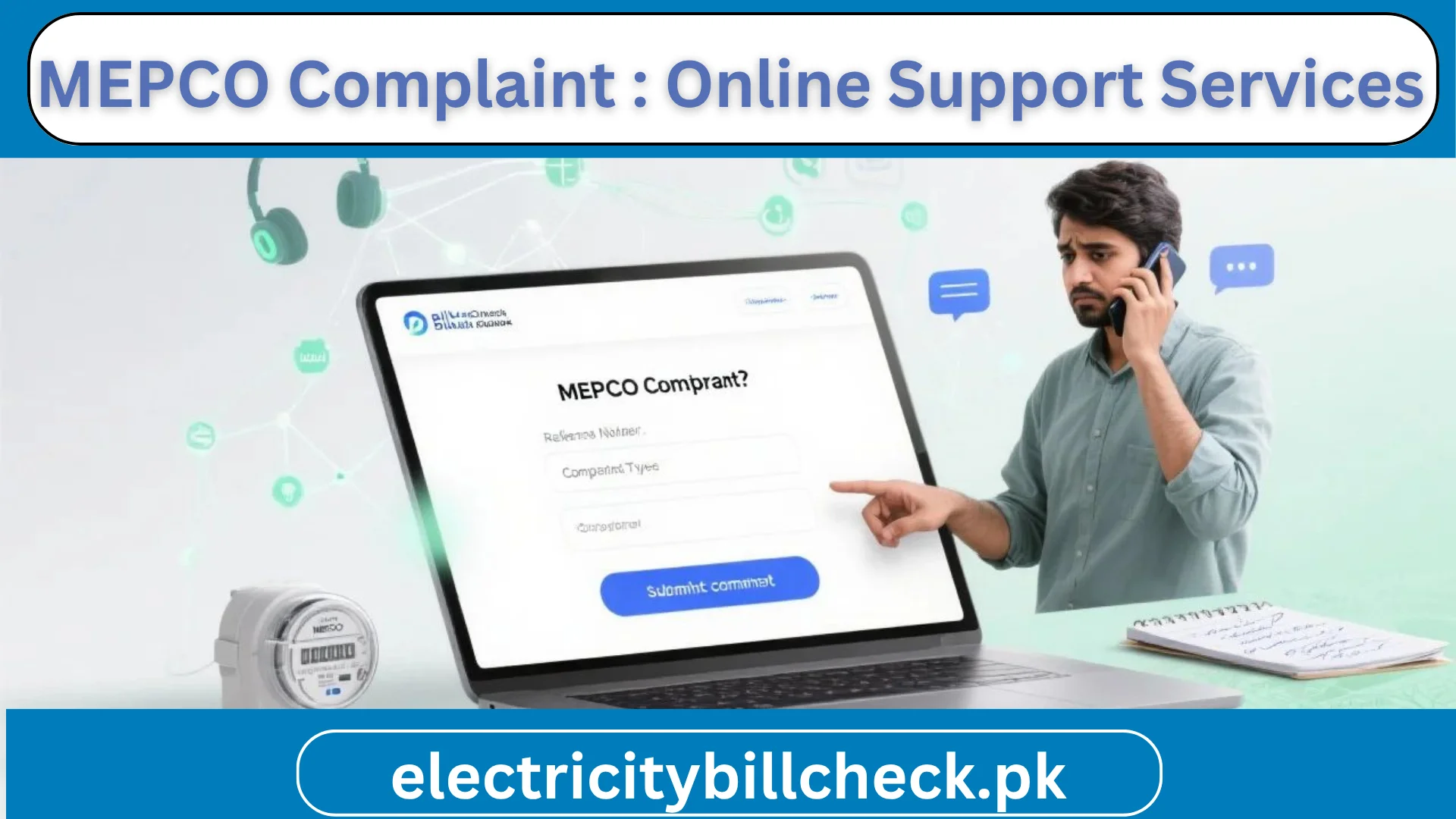 mepco complaint number image