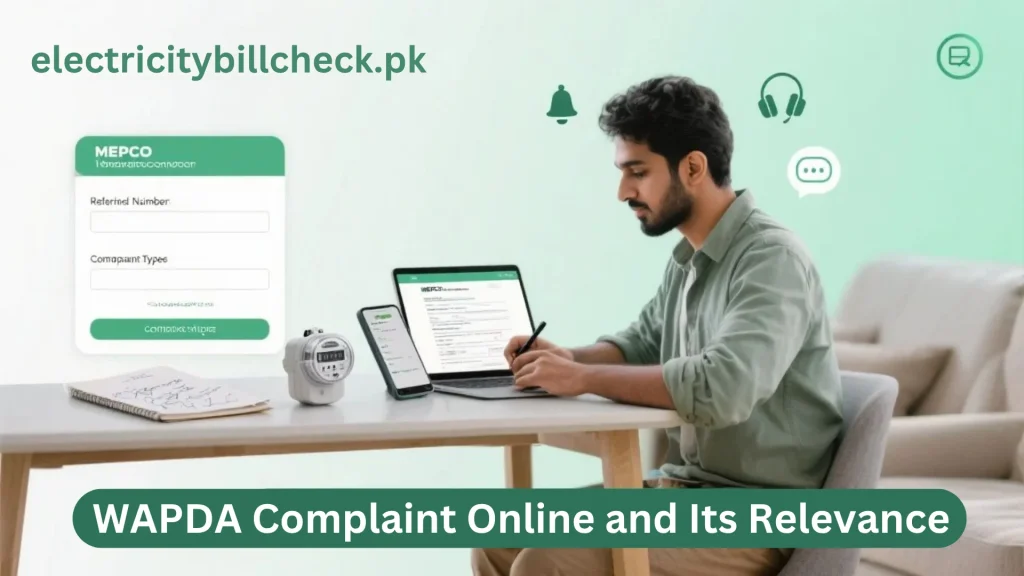 wapda complaint online image 
