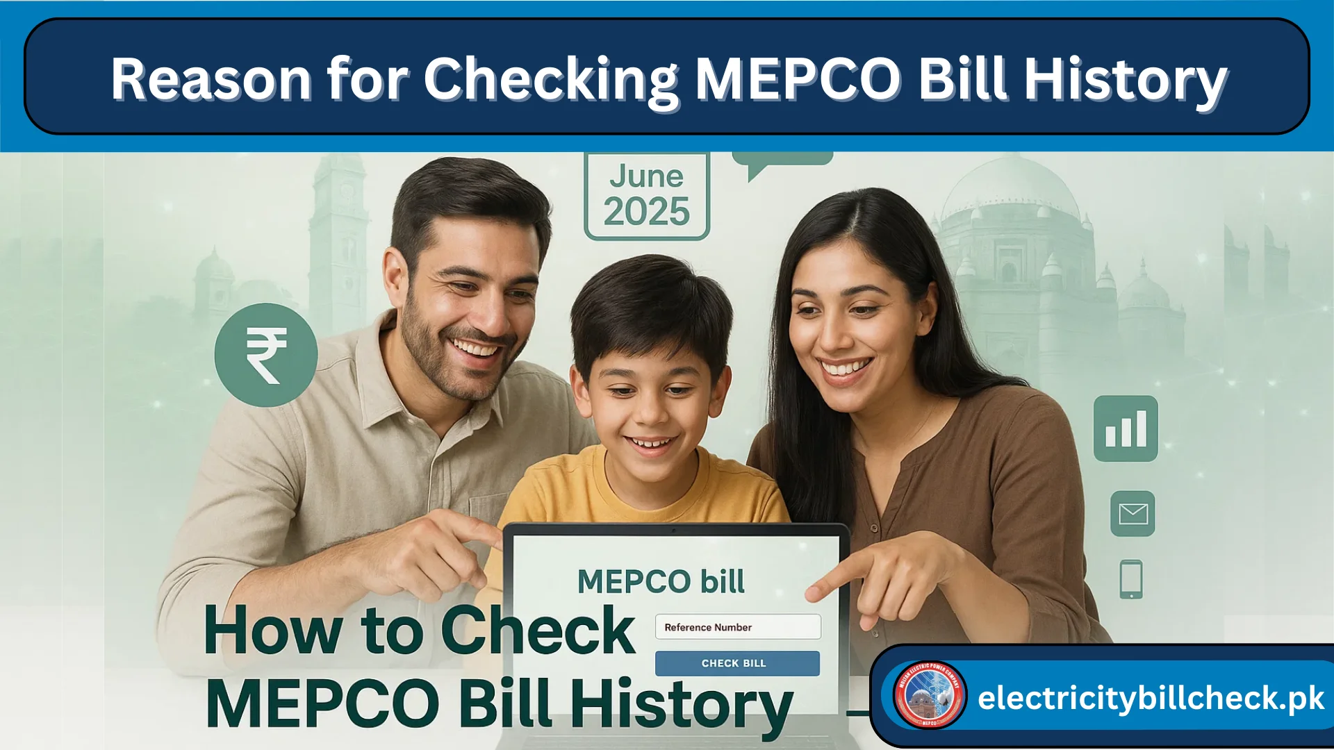 Reason for Checking MEPCO Bill History image