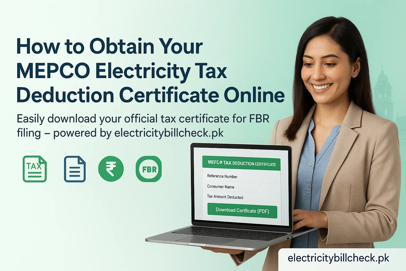 How to Obtain MEPCO Electricity Tax IMAGE