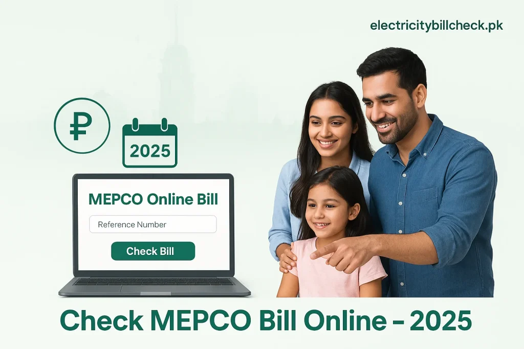 MEPCO Online Bill 2025 - Check Bills Fast 1 Check Mepco Online bill
IMAGE